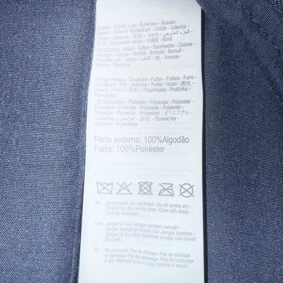 Rip Curl Unisex Canvas Backpack Blue & White Pattern Adjustable Straps Daypack - Picture 4 of 11